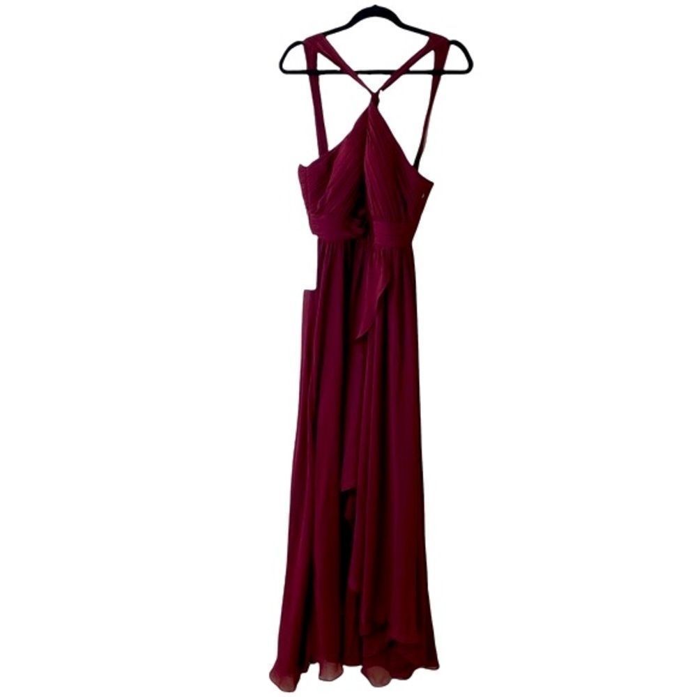 New! Azazie Kelly Cabernet Dress Sz 8